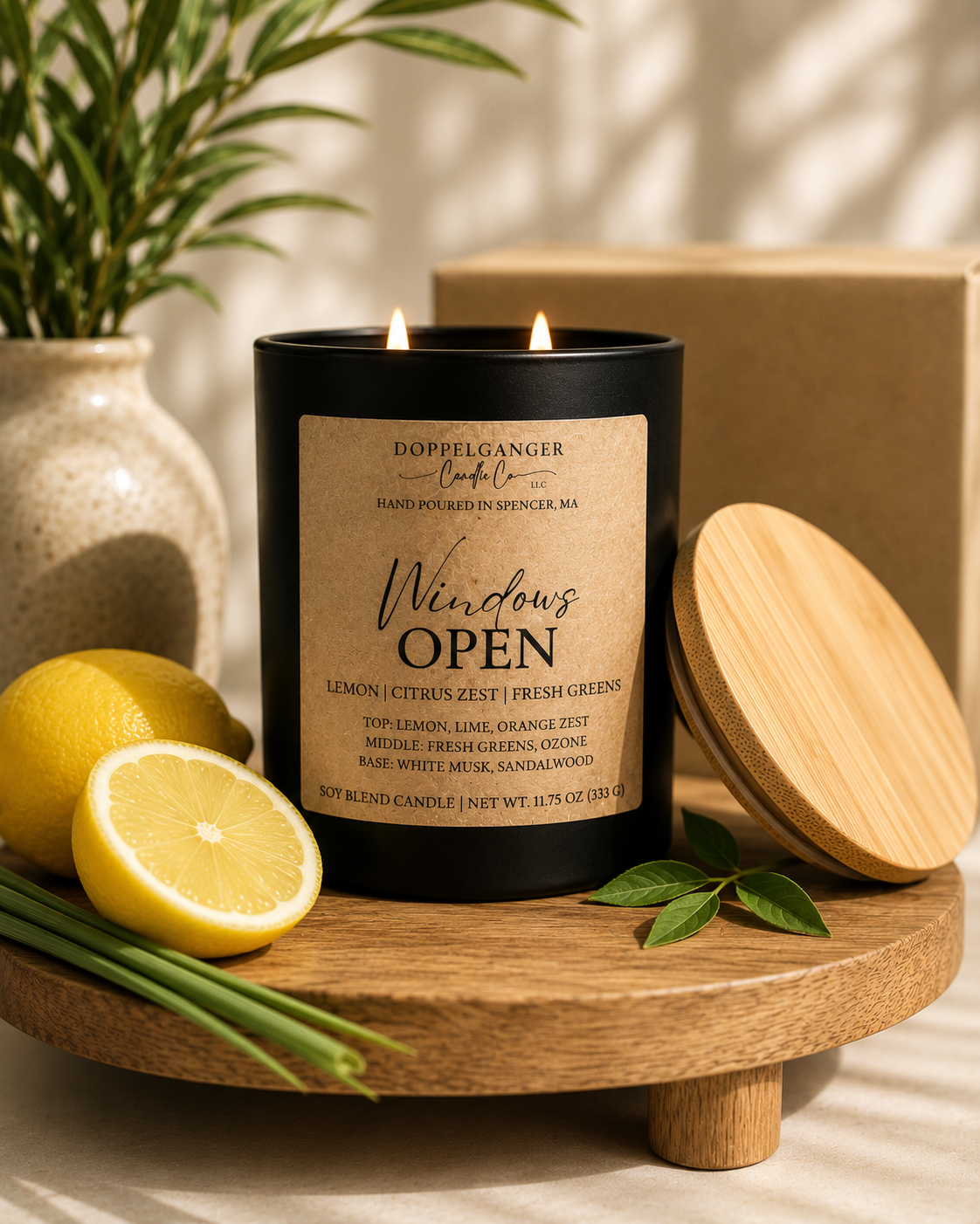 Windows Open Candle