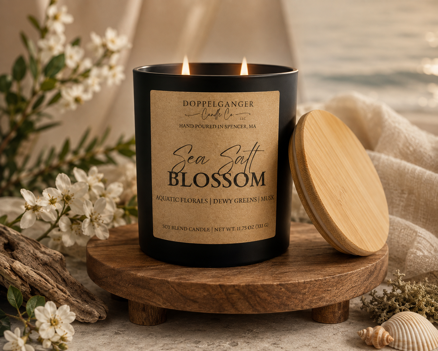 Sea Salt Blossom Candle