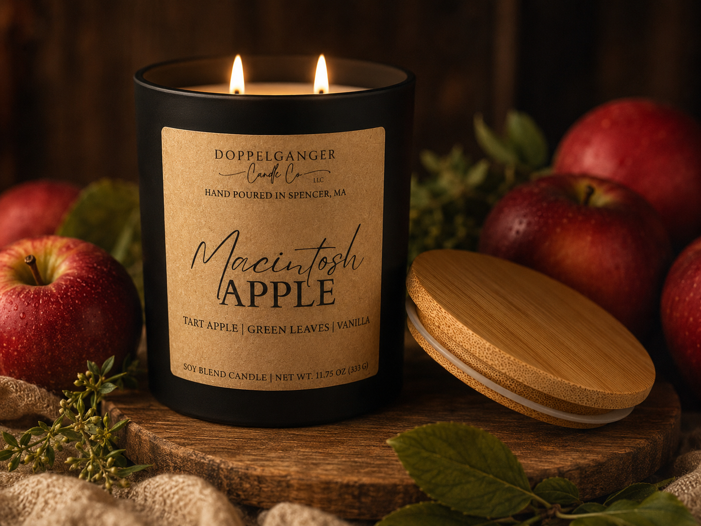 Macintosh Apple Candle