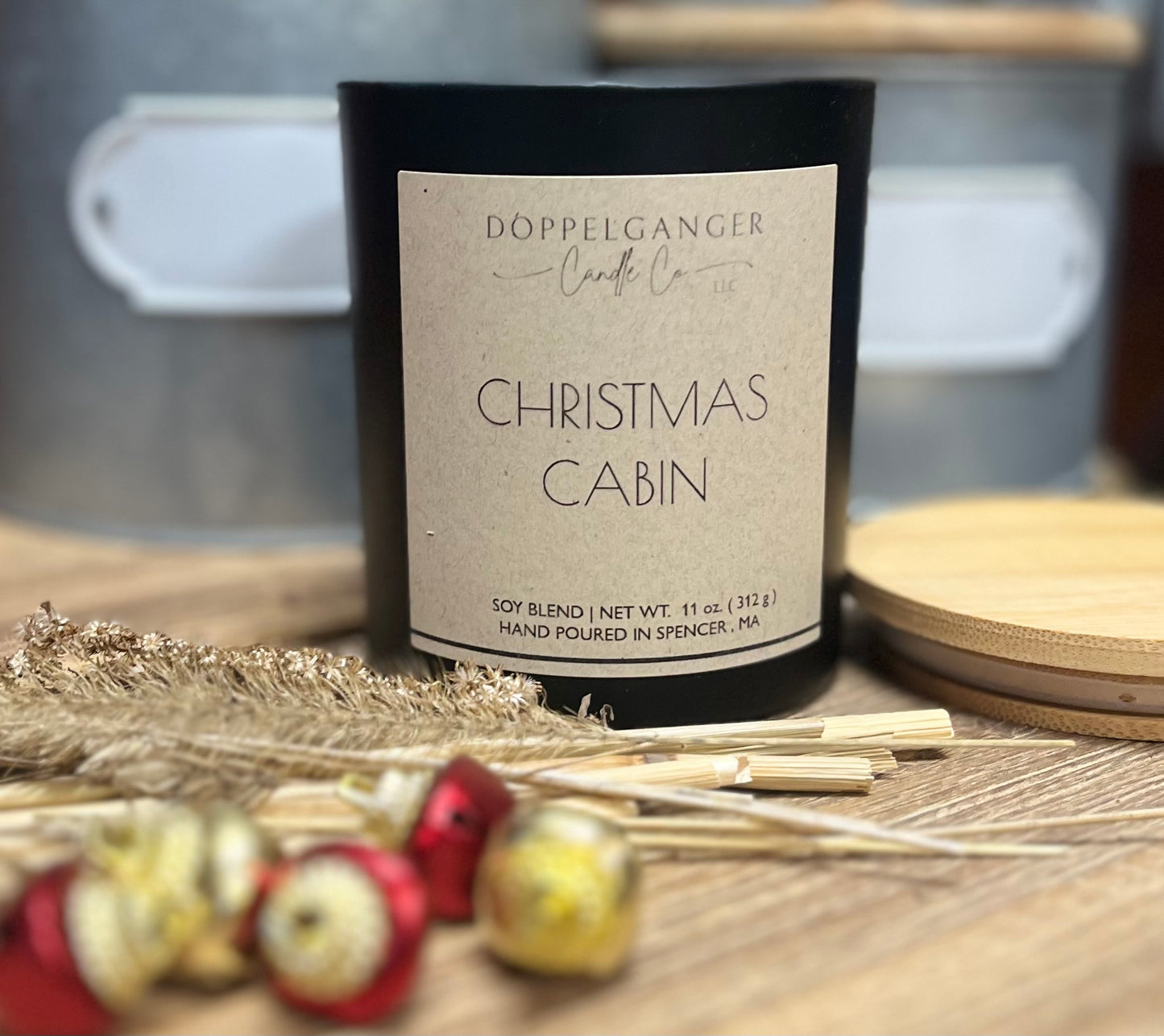 Christmas Cabin Candle