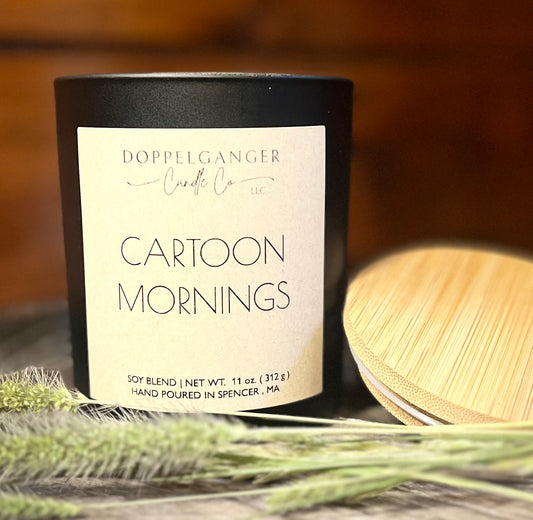CARTOON MORNINGS Candle